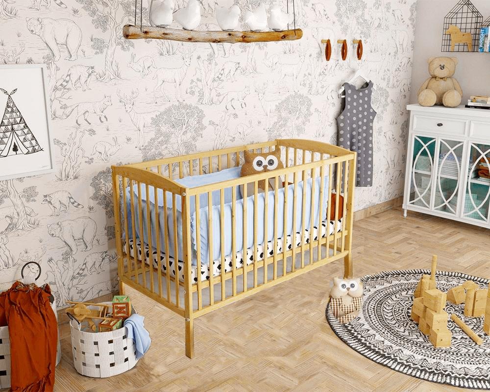 Sandra fehér kiságy 120cmx 60cm