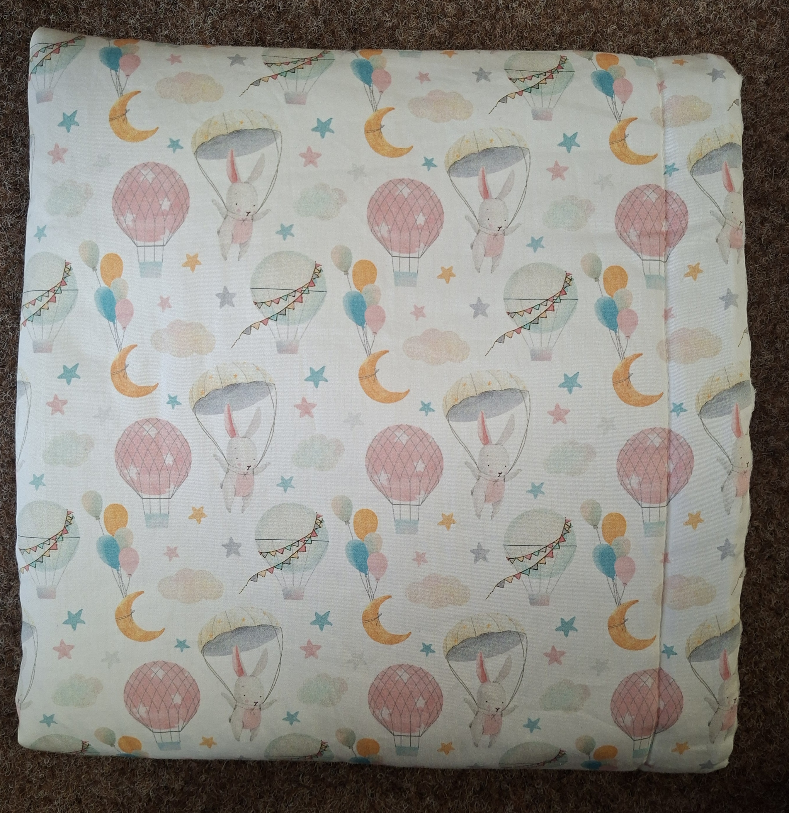 Handmade babatakaró 2-rétegű - nyuszis