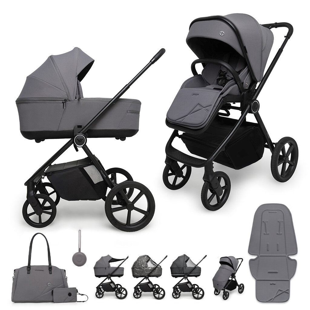 MUUVO Kombinált babakocsi Muuvo One 2 az 1-ben Gris