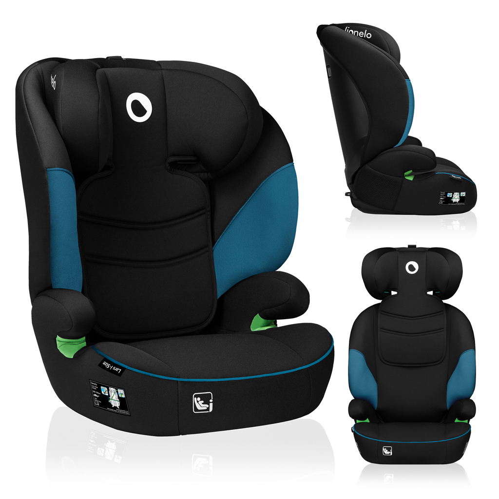 LIONELO Lars i-Size autósülés (100-150 cm) Zöld Türkiz