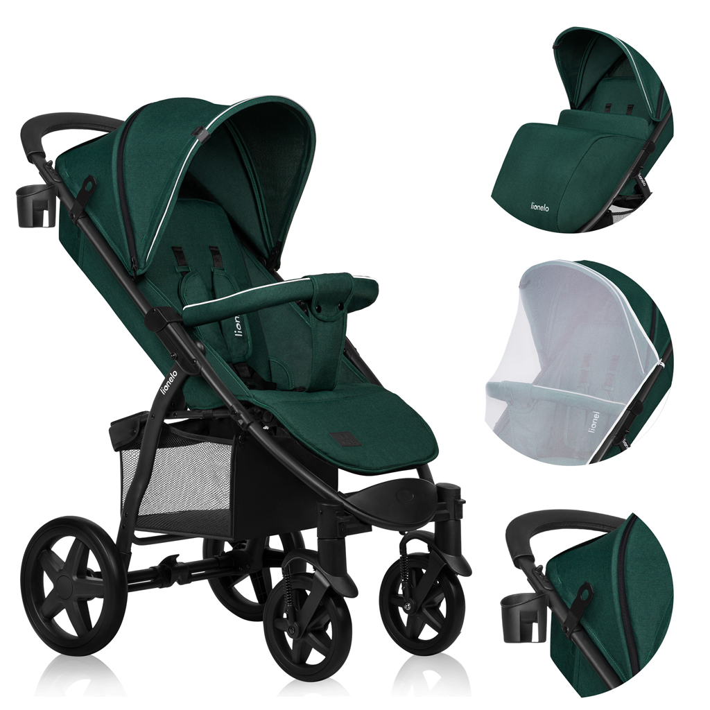 LIONELO Sport babakocsi Annet Plus Green Forest