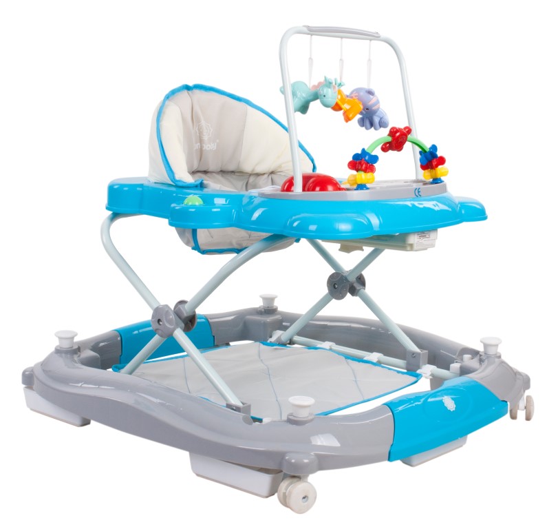 Sun Baby Hintás bébikomp - Kék-szürke 