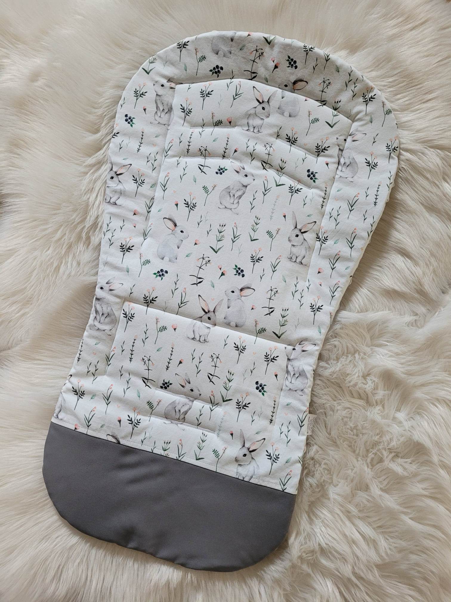 Handmade babakocsibetét nyuszik