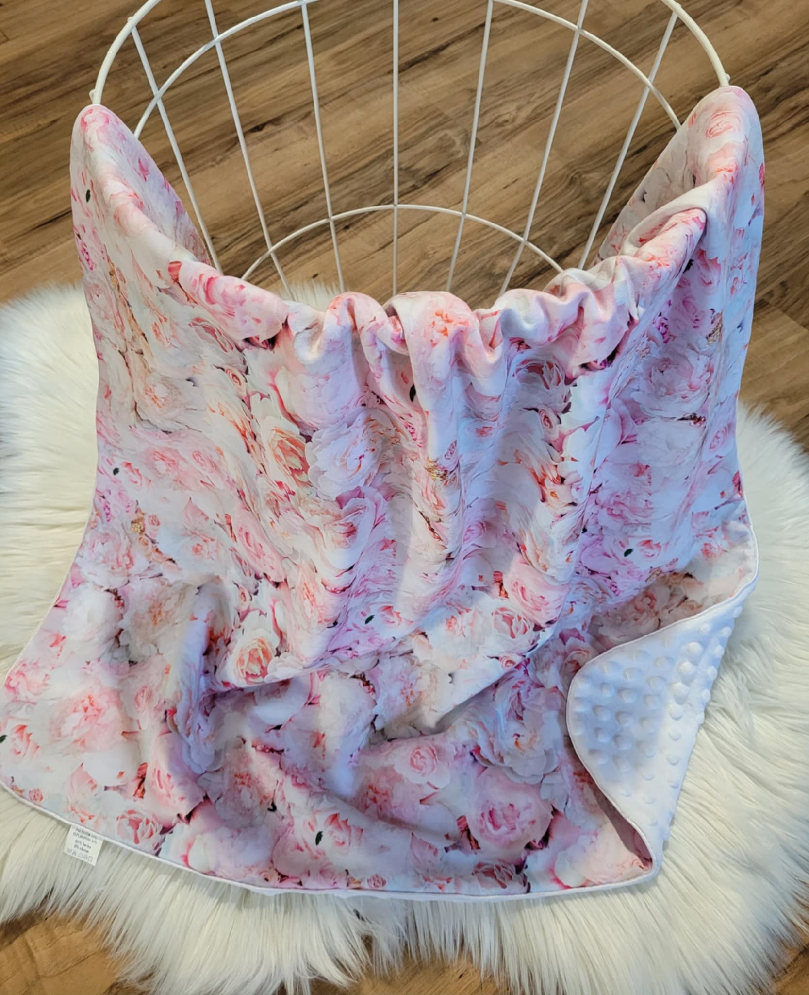 Handmade átmeneti takaró Virágok