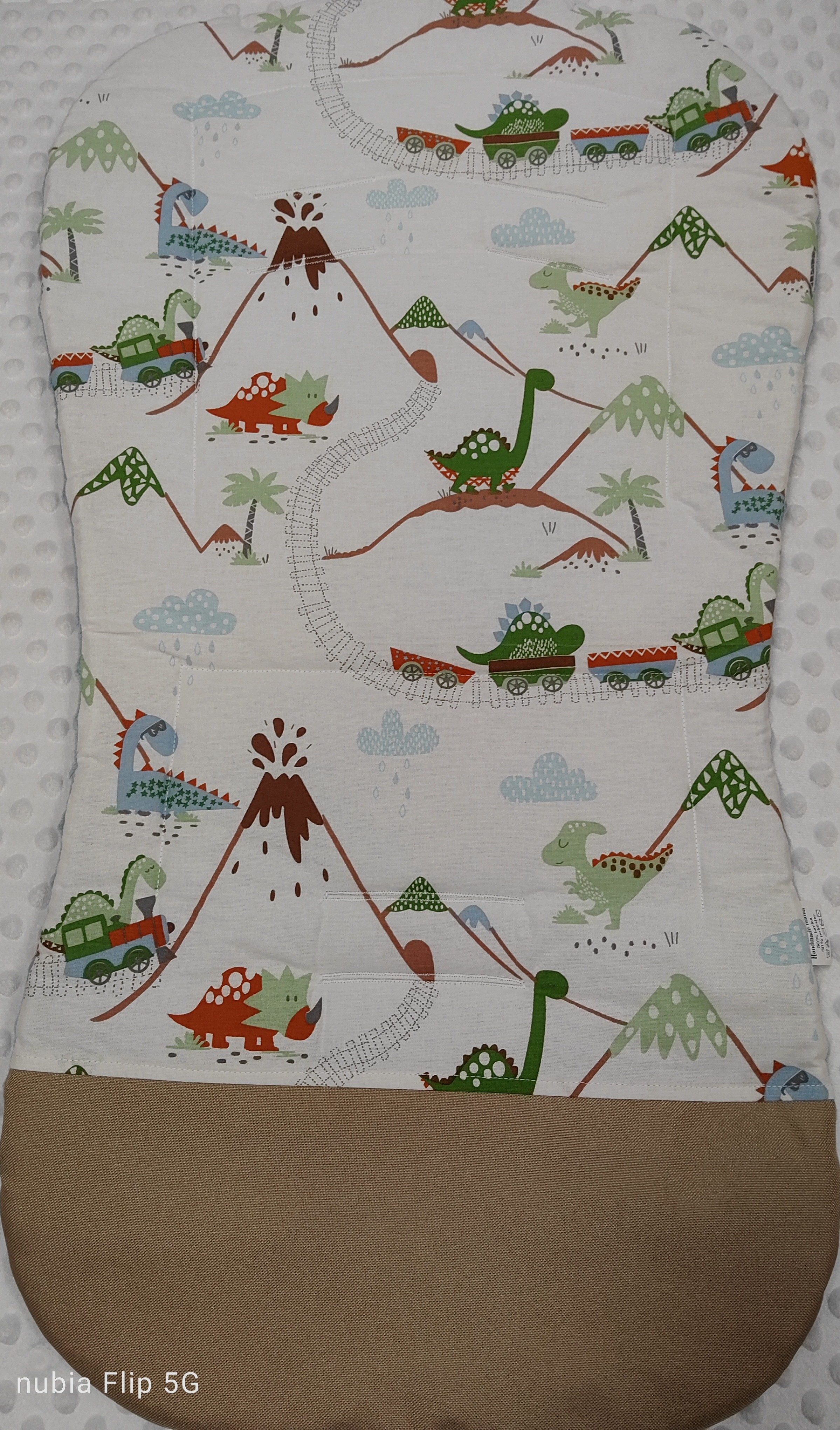 Handmade babakocsibetét Díno