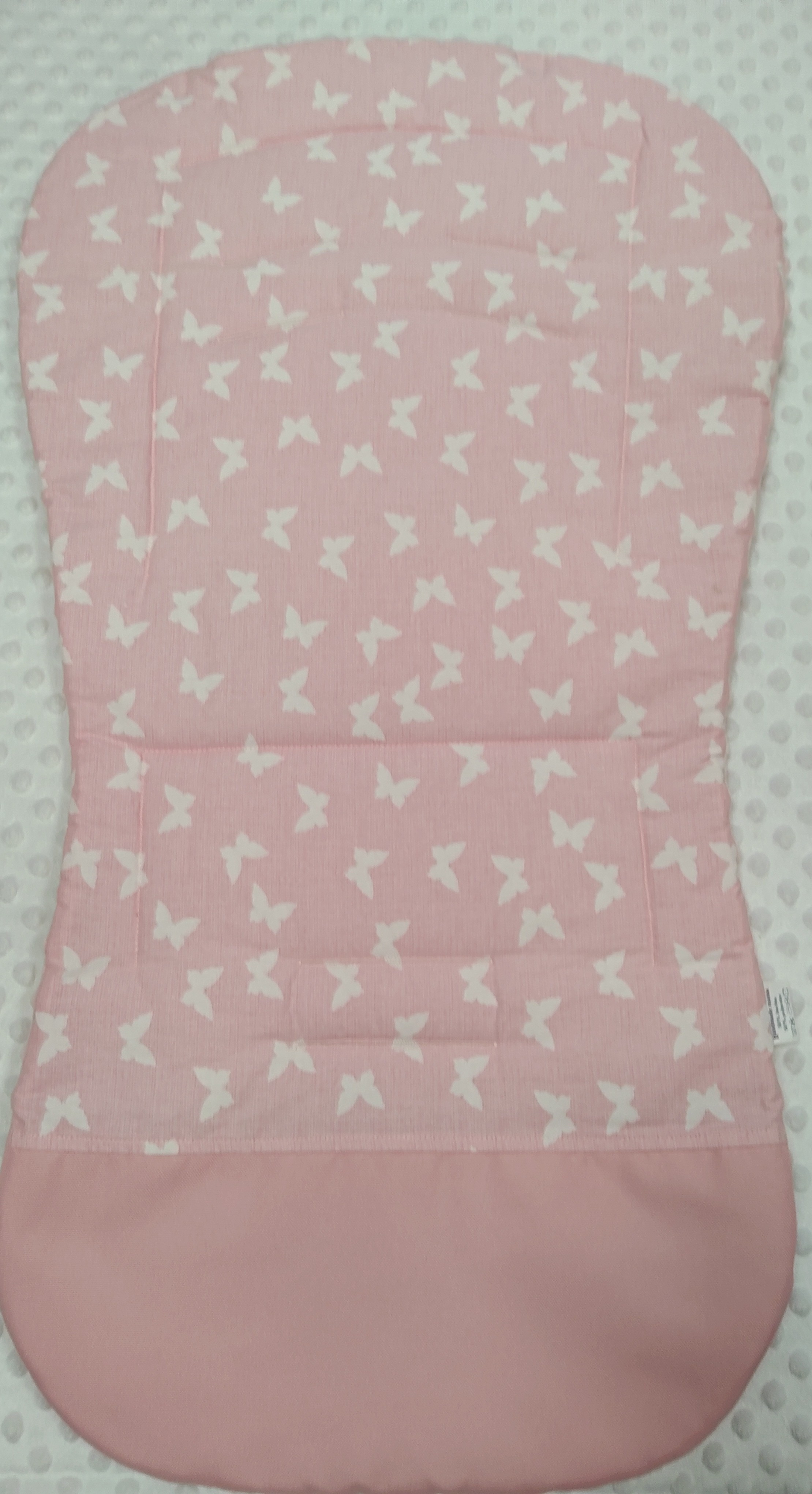 Handmade babakocsibetét Lepkék