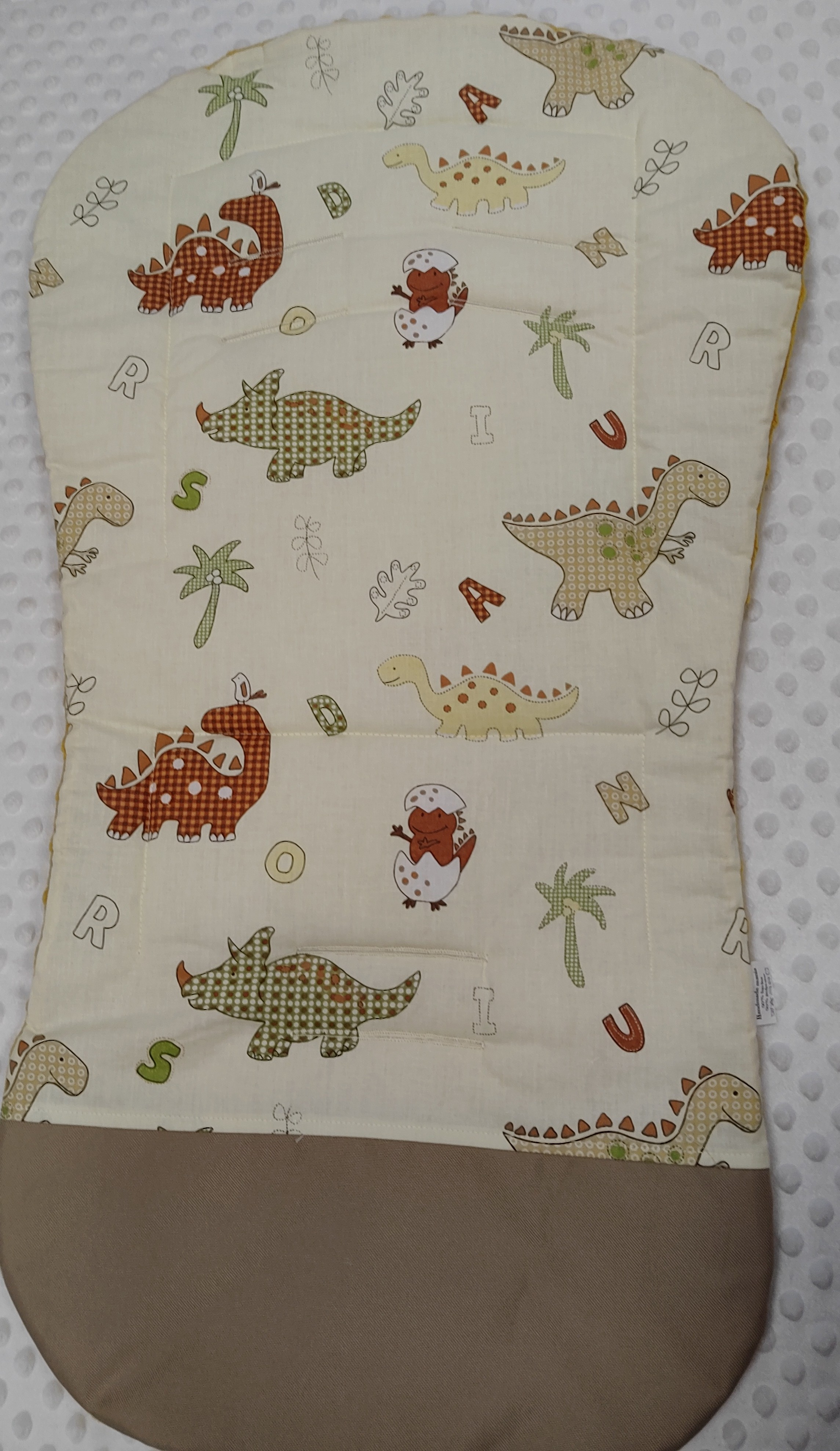 Handmade babakocsibetét Díno