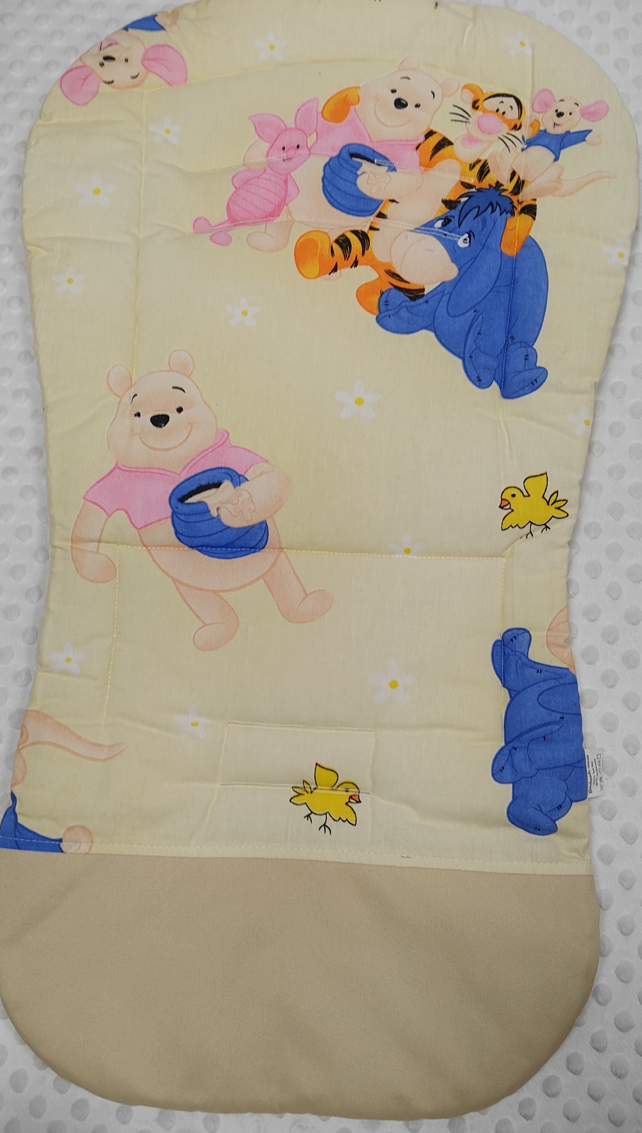 Handmade babakocsibetét Winnie-the-Pooh