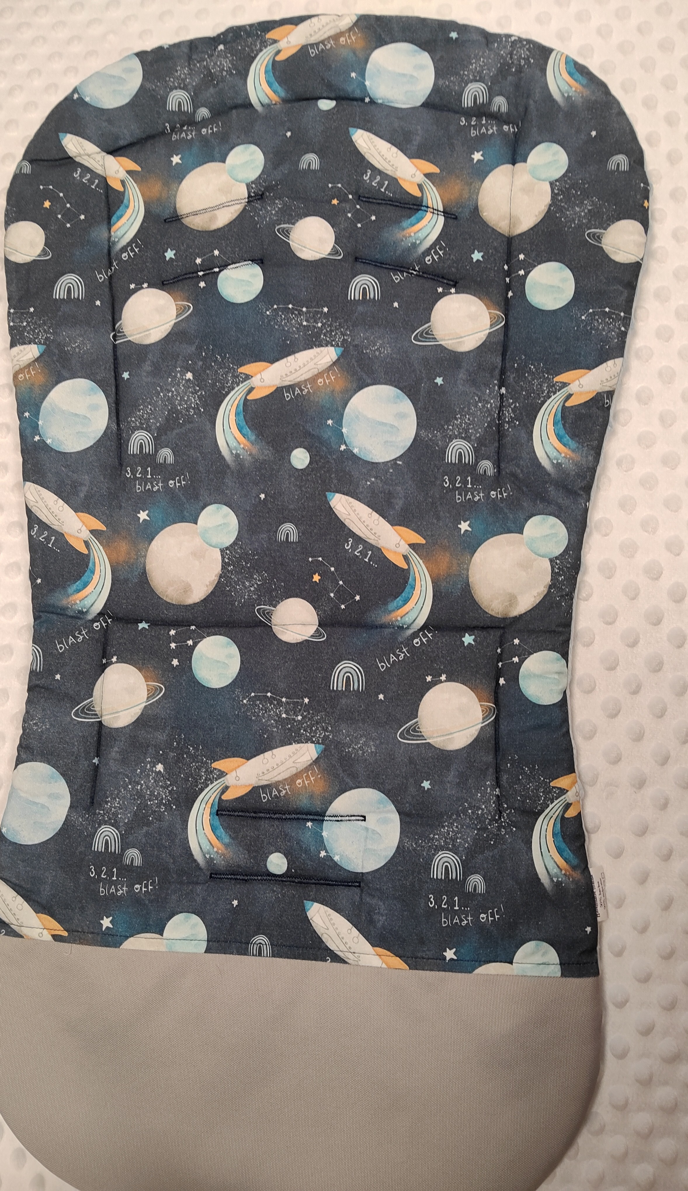 Handmade babakocsibetét Űr
