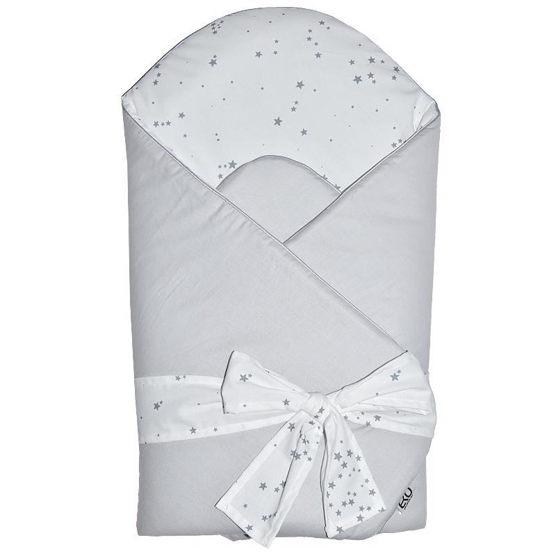 EKO Belebújós pamut nyomtatott mintával és kókusz belsővel Grey