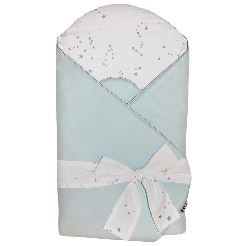 EKO Babatakaró pamut nyomtatással és kókusz belsővel Mentol