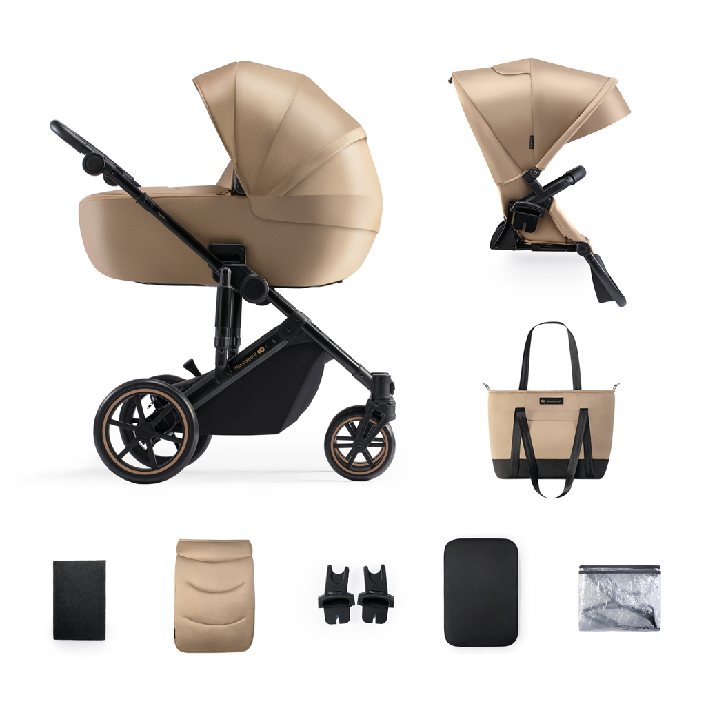 KINDERKRAFT Babakocsi kombi 2 az 1-ben Prime 2 Beige