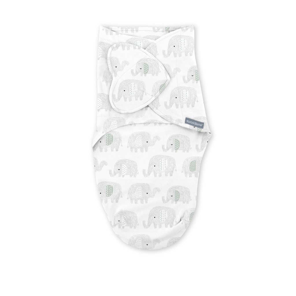 INGENUITY SwaddleMe™ pamut pólya 1 TOG 0-3hónap Elephant