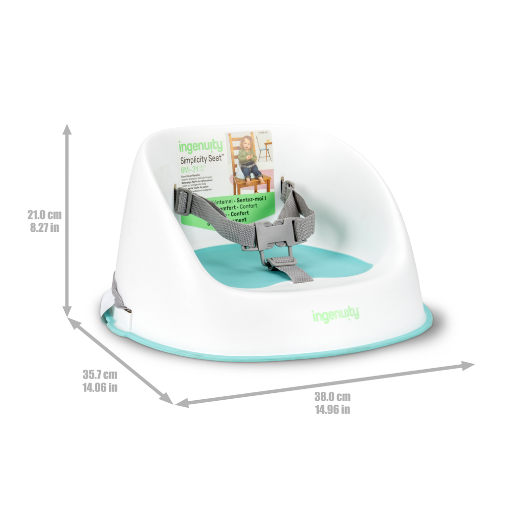 INGENUITY Simplicity Seat™ Teal 6m+ etetőszék emelő, 15 kg-ig