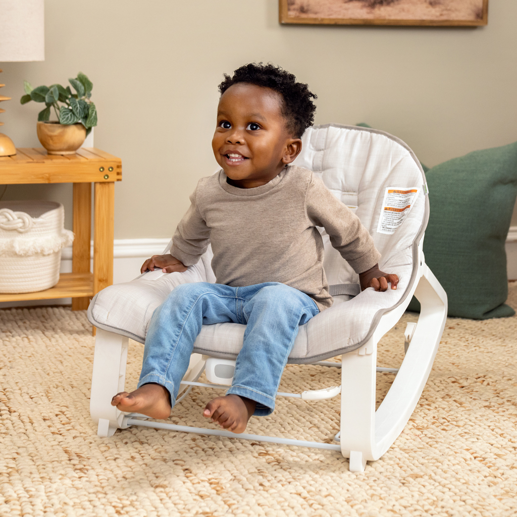 INGENUITY Rezgő pihenőszék 3 az 1-ben Keep Cozy Linden 0m+, 18kg-ig