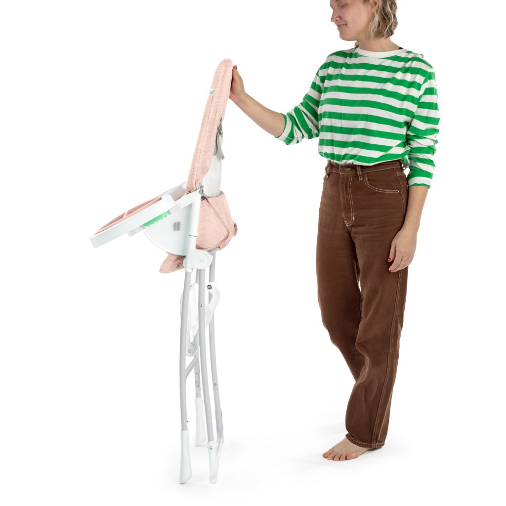 INGENUITY Összecsukható etetőszék Sun Valley™ Pink 6 hónapos kortól 15 kg-ig