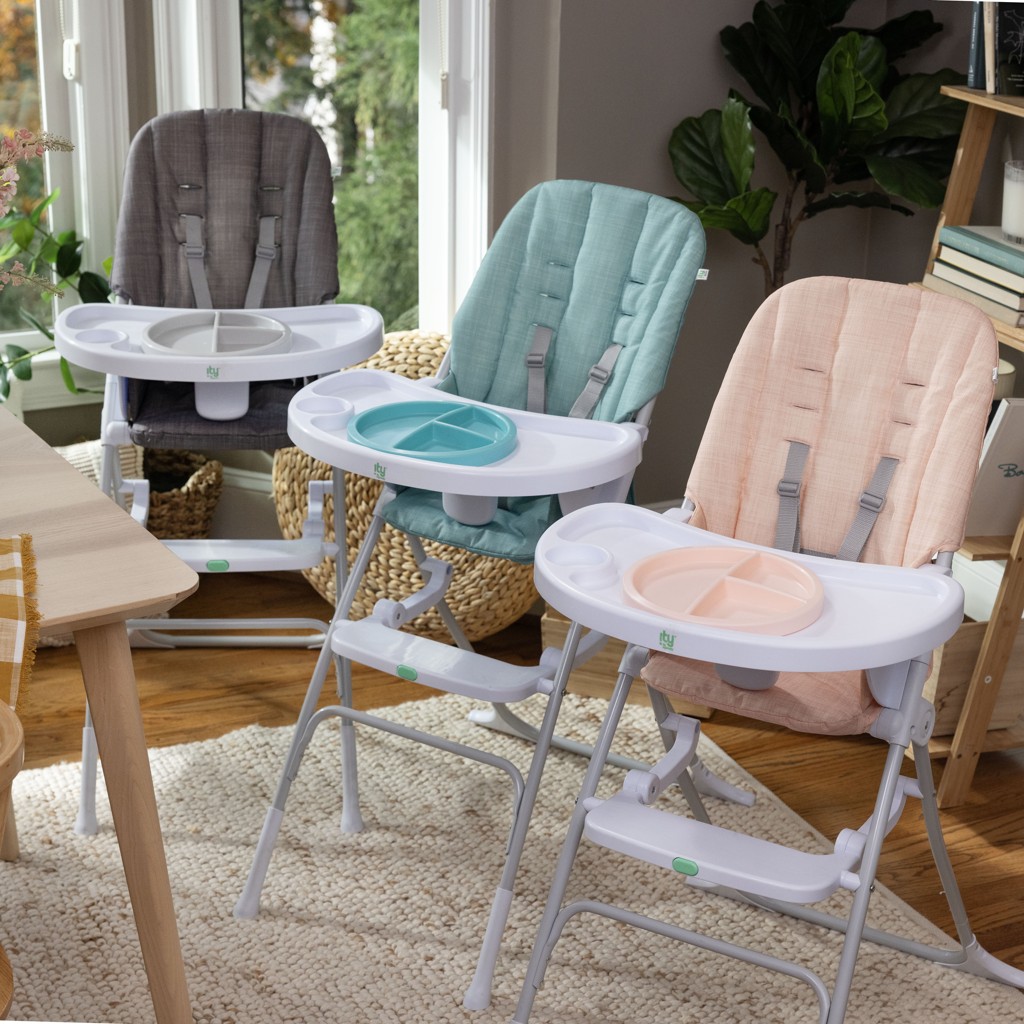 INGENUITY Összecsukható etetőszék Sun Valley™ Grey 6 hónapos kortól 15 kg-ig