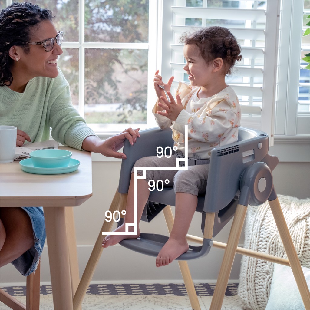 INGENUITY Deluxe 7 az 1-ben Proper Positioner™ Chambray etetőszék 0 hónapos kortól 23 kg-ig