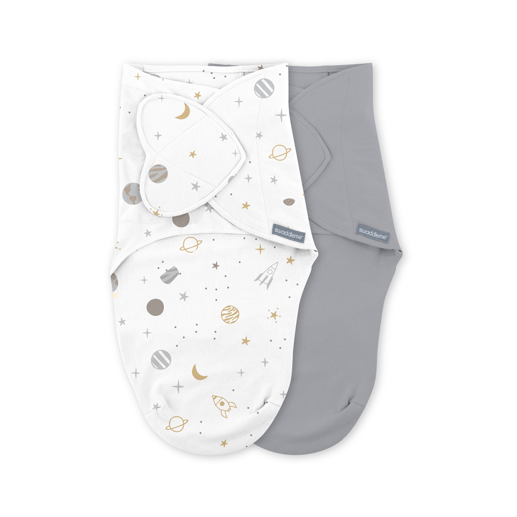INGENUITY SwaddleMe™  pamut pólya Sunset space 2 darab 0,5 TOG 0-3 hónap