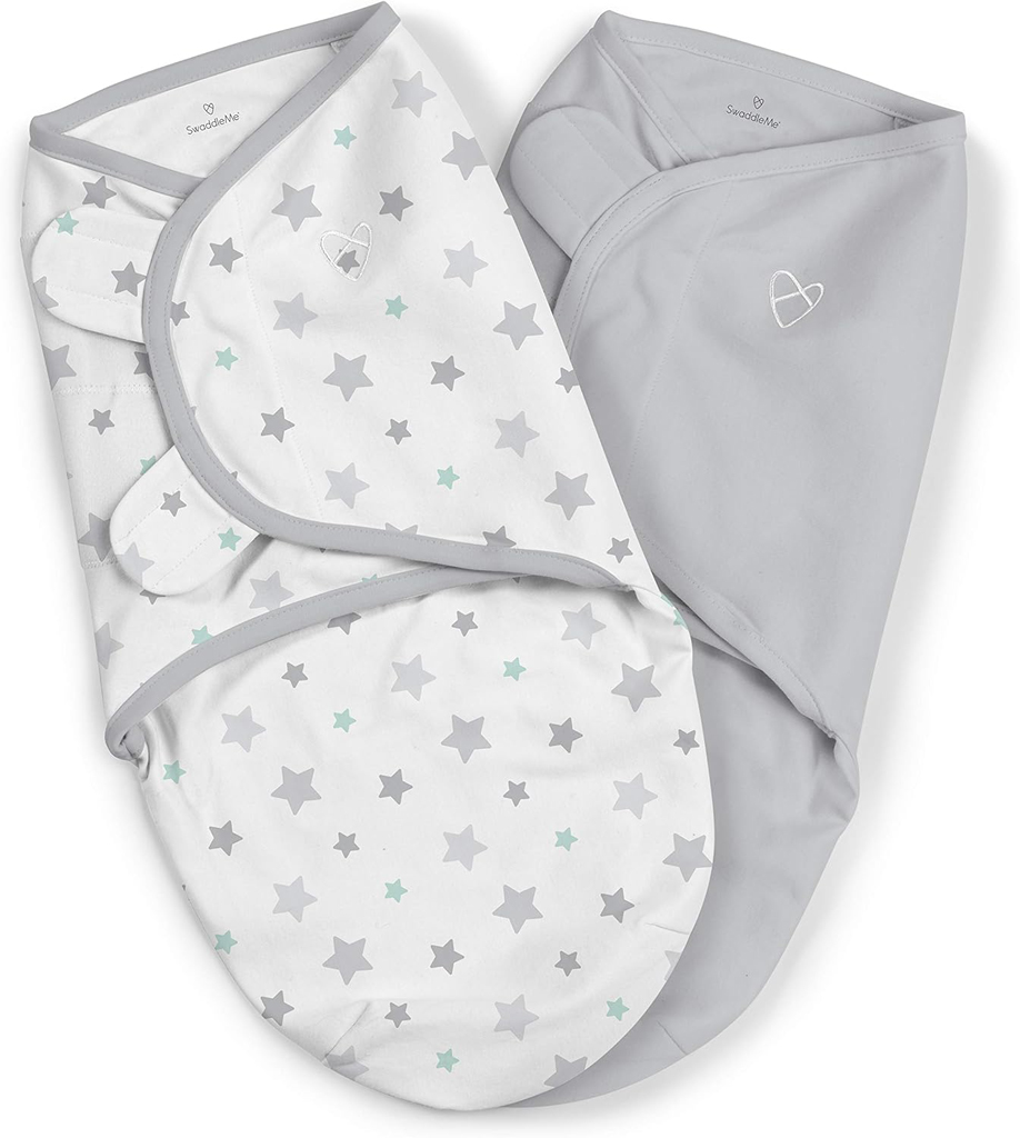 INGENUITY SUMMER SwaddleMe™ pamut pólya Original Swaddle Stary Skies small/medium 2 darab