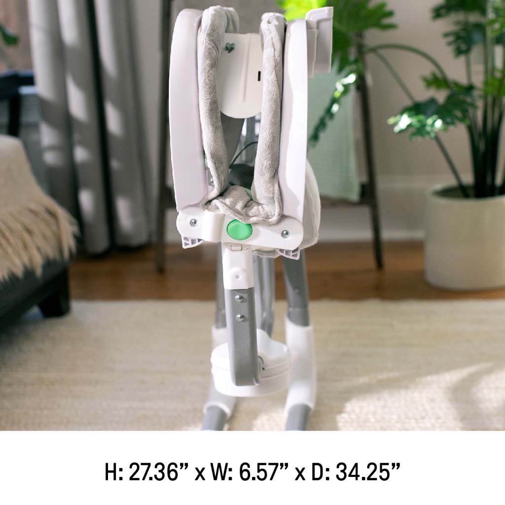 INGENUITY Rezgő hinta dallamokkal USB Dual-Direction AnyWay Sway™ Ray™ 0+, do 9 kg-ig