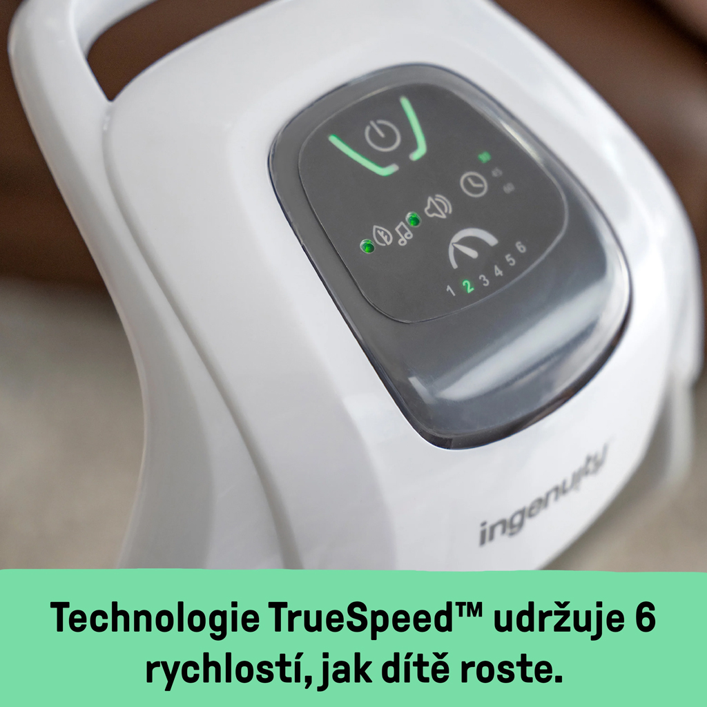 INGENUITY Rezgő hinta dallamokkal Cassidy 0+m, 9 kg-ig