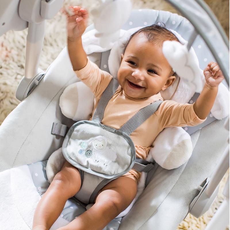INGENUITY hinta dallamokkal Cuddle Lamb 0m+, 9kg-ig