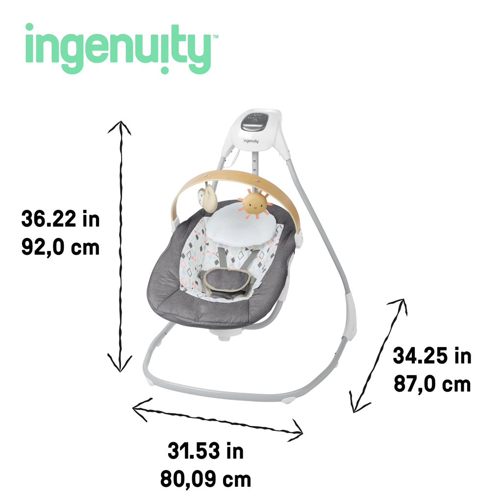 INGENUITY Parker™ zenélő hintaszék 0 hónapos kortól, 9 kg-ig