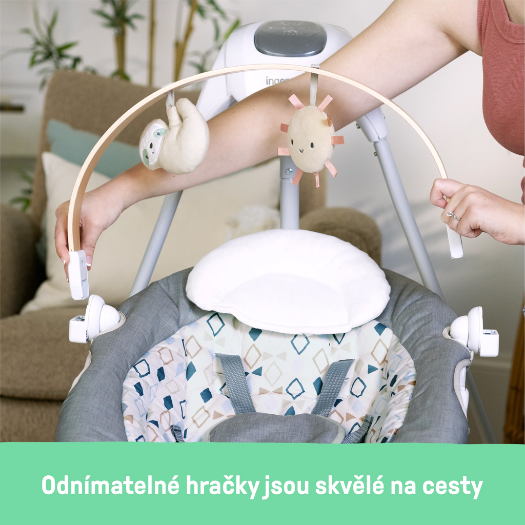 INGENUITY Parker™ zenélő hintaszék 0 hónapos kortól, 9 kg-ig