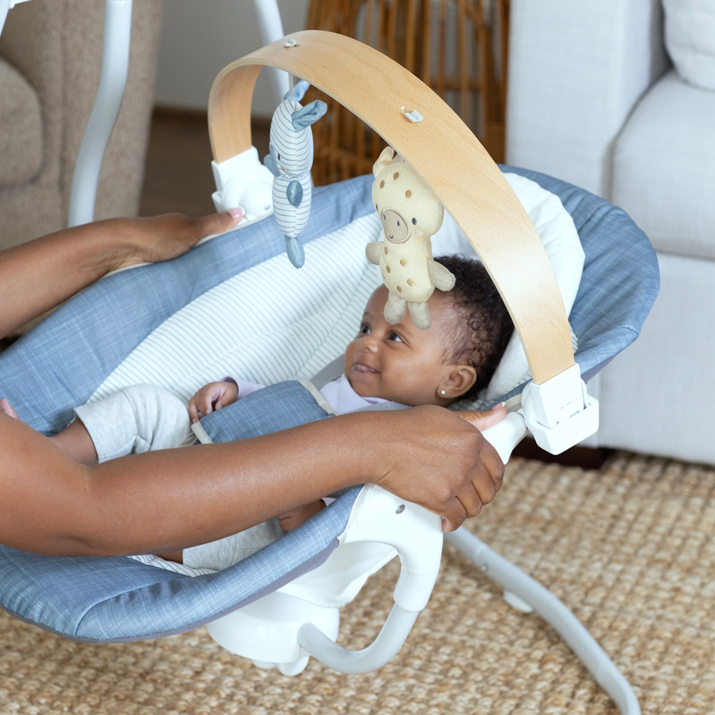 INGENUITY Hintázó zenélő Chambray 0m+, 9 kg-ig