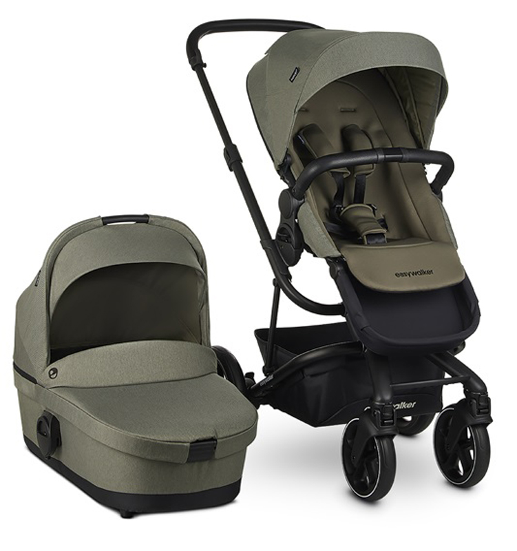 EASYWALKER Szett XXL kombinált babakocsi Harvey3 kiegészítőkkel Sage Green