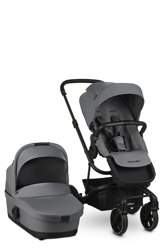 EASYWALKER Szett XXL kombinált babakocsi Harvey3 kiegészítőkkel Fossil Grey