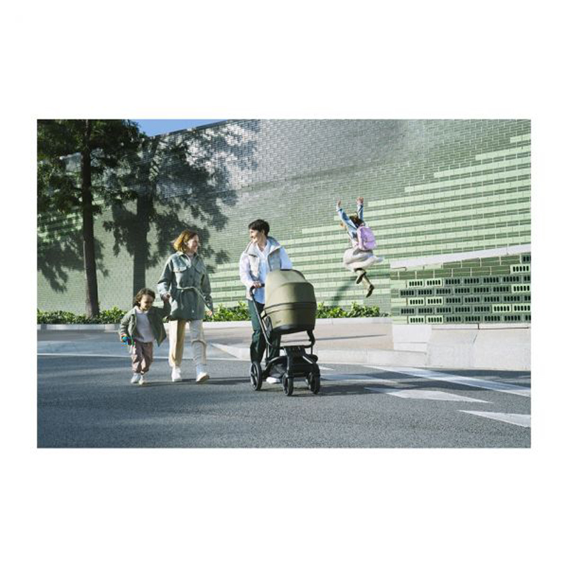 EASYWALKER Szett XXL kombinált babakocsi Harvey3 kiegészítőkkel Forest Green