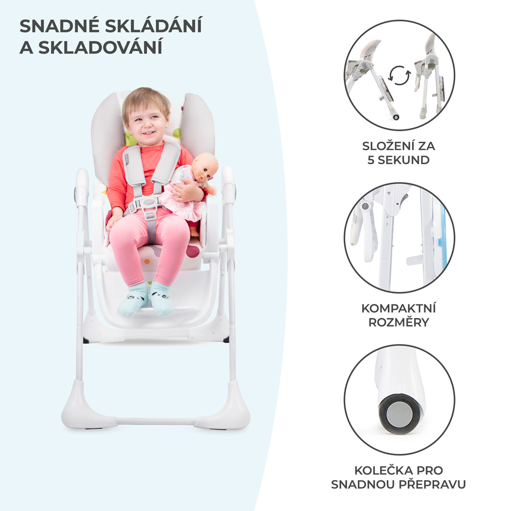 KINDERKRAFT Etetőszék Yummy Multi