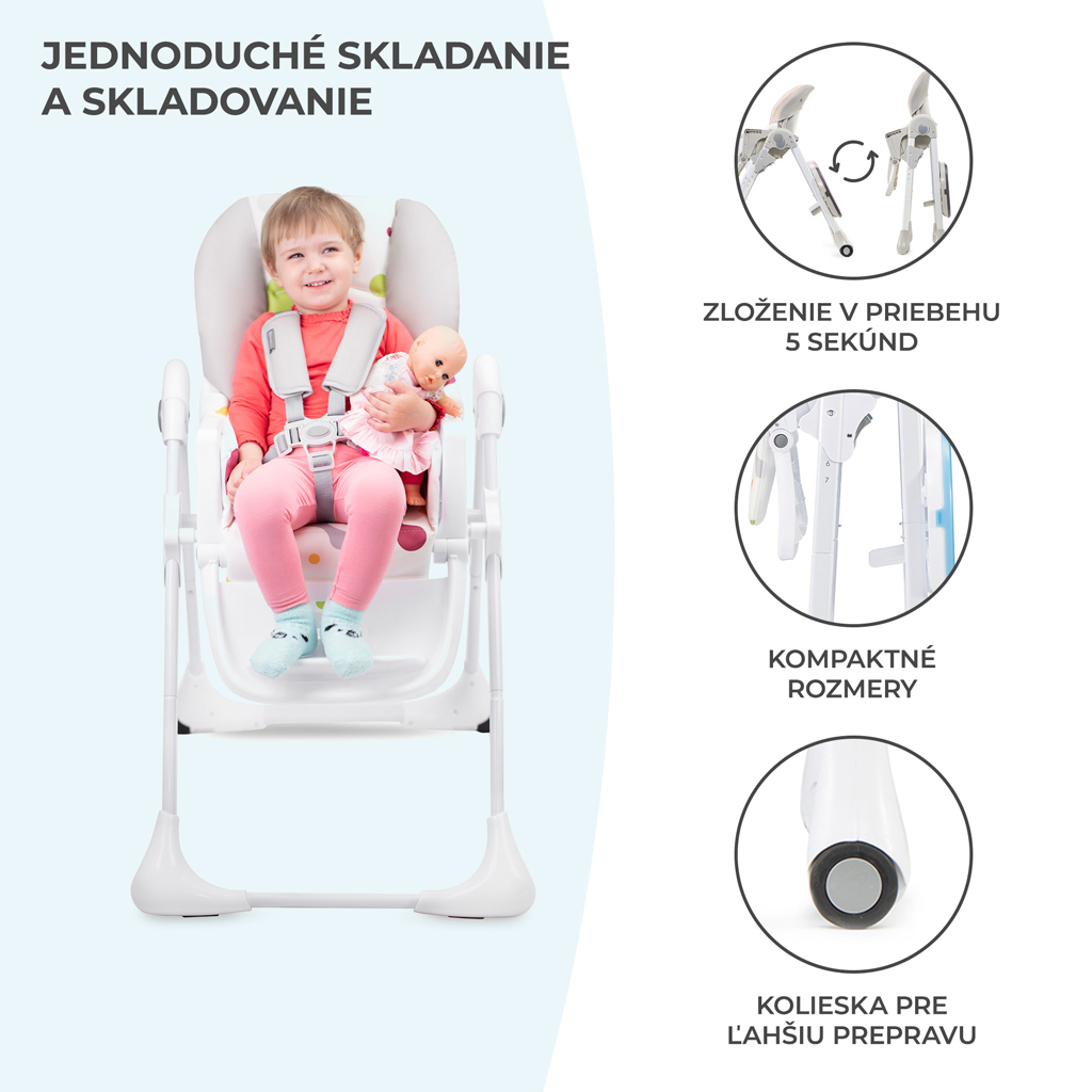 KINDERKRAFT Etetőszék Yummy Multi