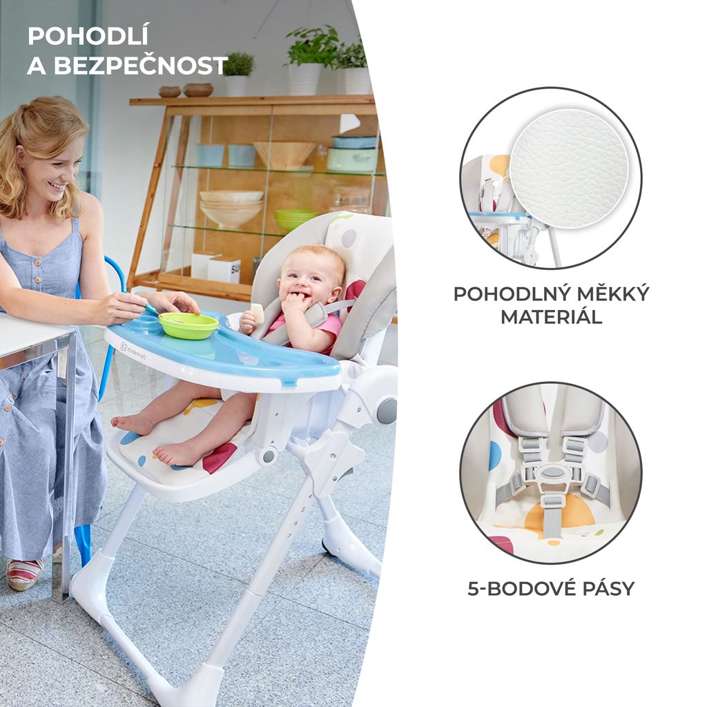 KINDERKRAFT Etetőszék Yummy Multi