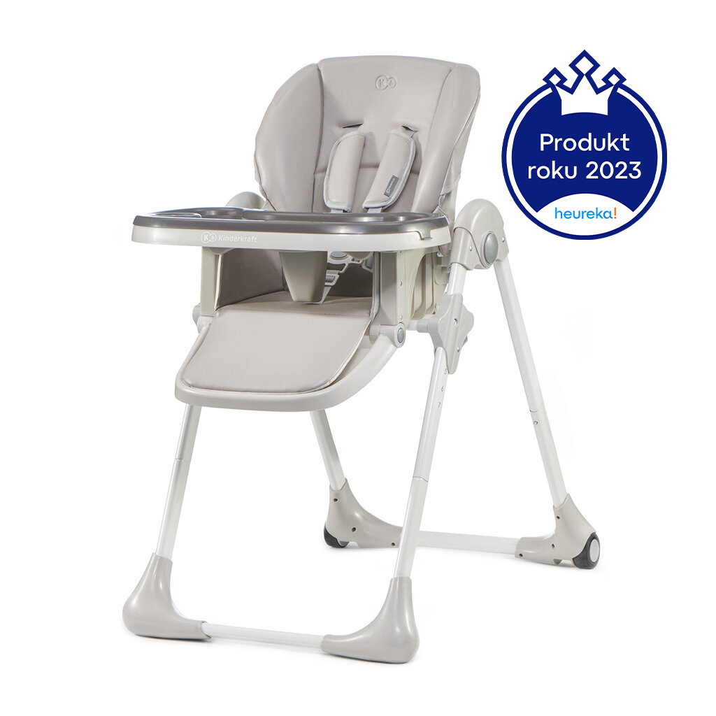 KINDERKRAFT Etetőszék Yummy Grey