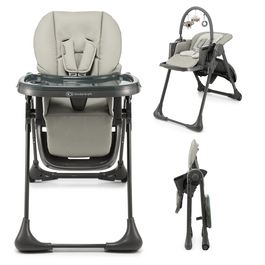 KINDERKRAFT etetőszék Tummie grey