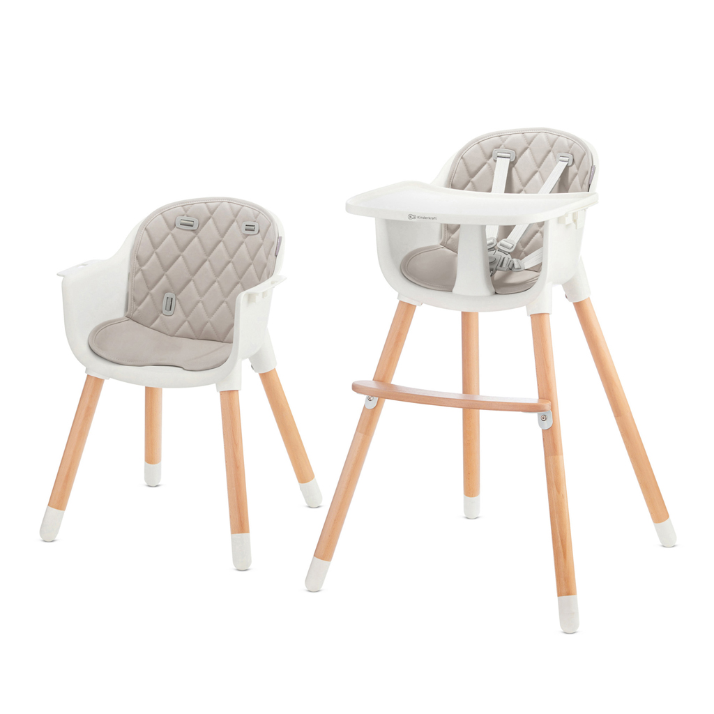 KINDERKRAFT Etetőszék Sienna grey