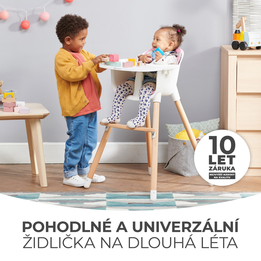 KINDERKRAFT Etetőszék Sienna grey