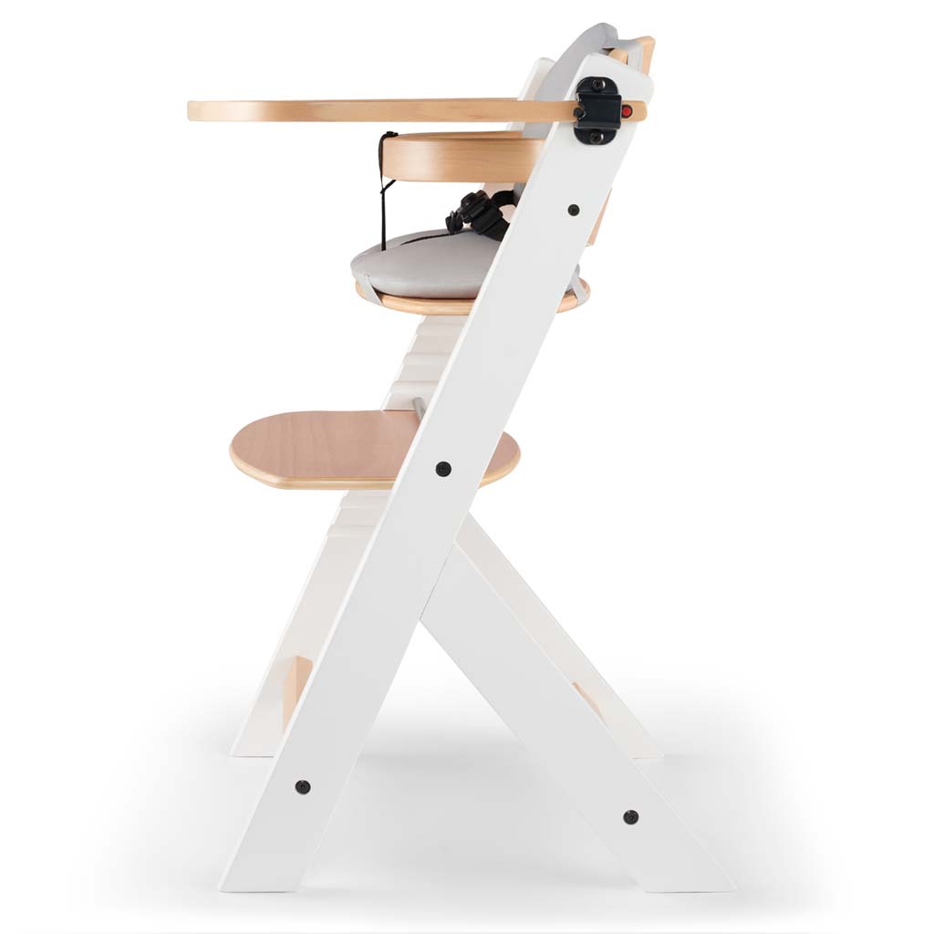 KINDERKRAFT Etetőszék Enock White wooden, Premium