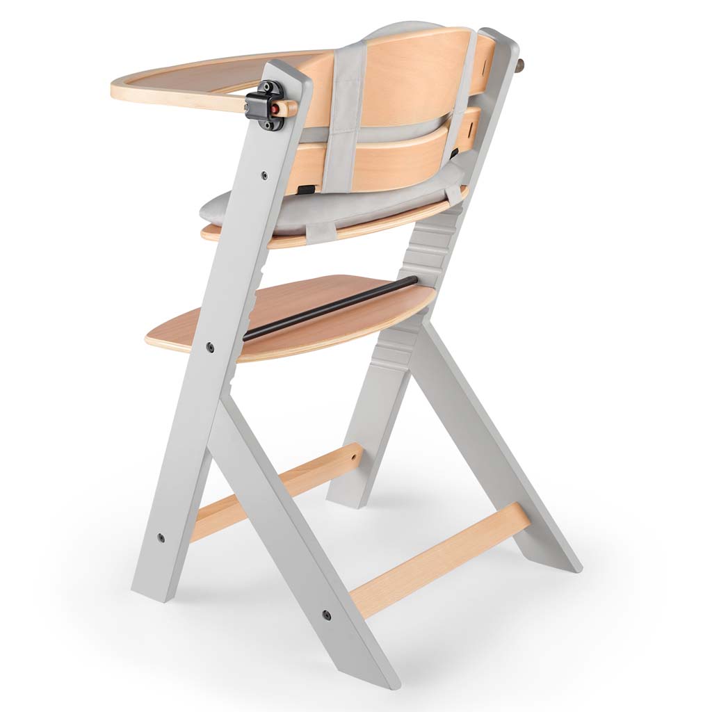KINDERKRAFT Etetőszék Enock Grey wooden, Premium