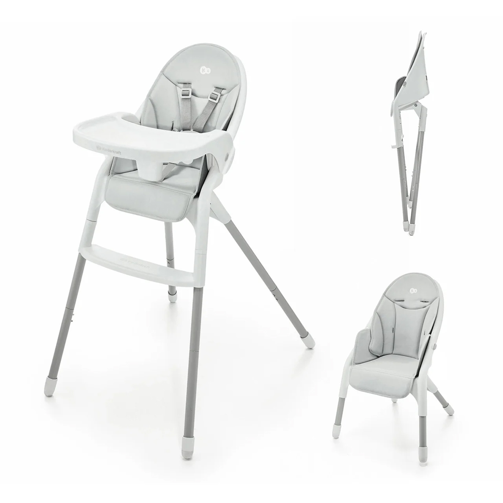 KINDERKRAFT etetőszék Dinnly 2in1 Grey