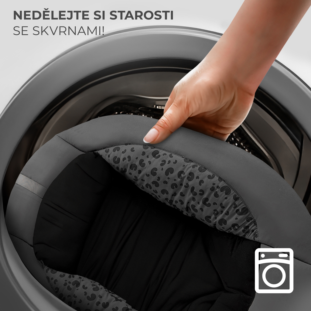 KINDERKRAFT - Gyerek hintaszék dallammal 2 az 1-ben LUMI, Premium Dark Grey