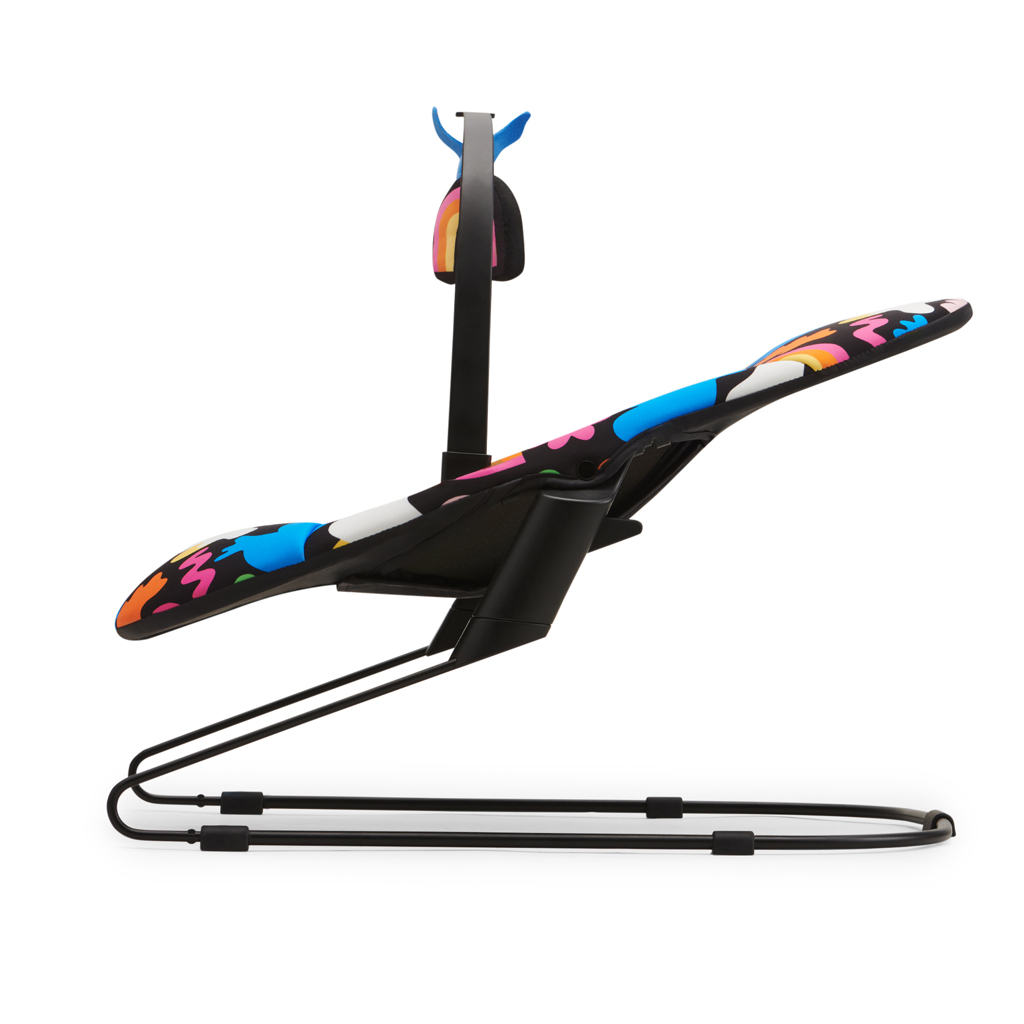 KINDERKRAFT Pihenőszék hintázó Calmee Happy Shapes 0m+, 9kg-ig