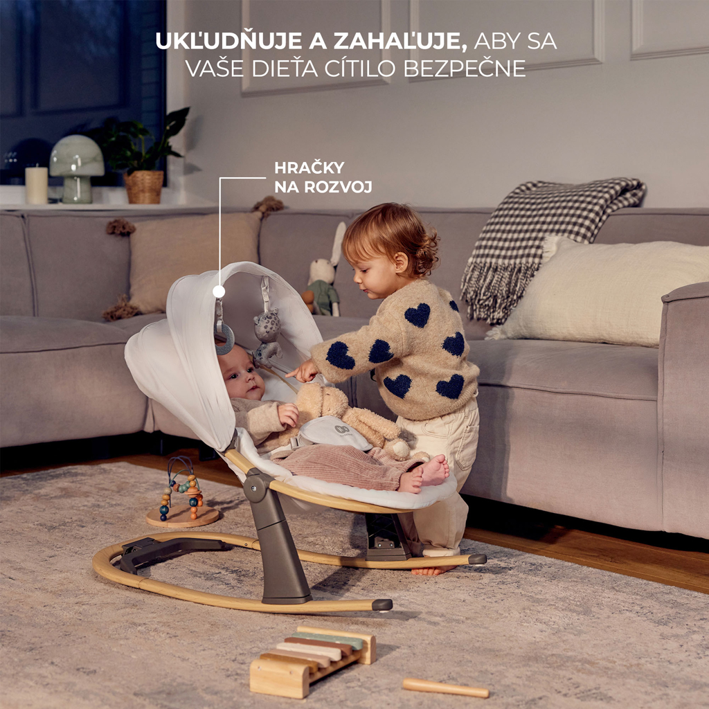 KINDERKRAFT Elsu Grey hintaszék, 9 kg-ig