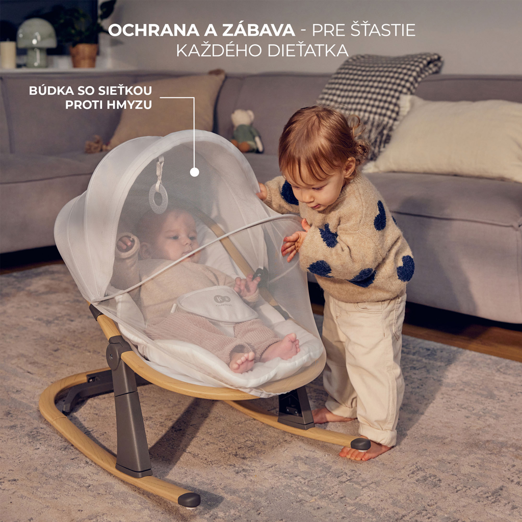 KINDERKRAFT Elsu Grey hintaszék, 9 kg-ig