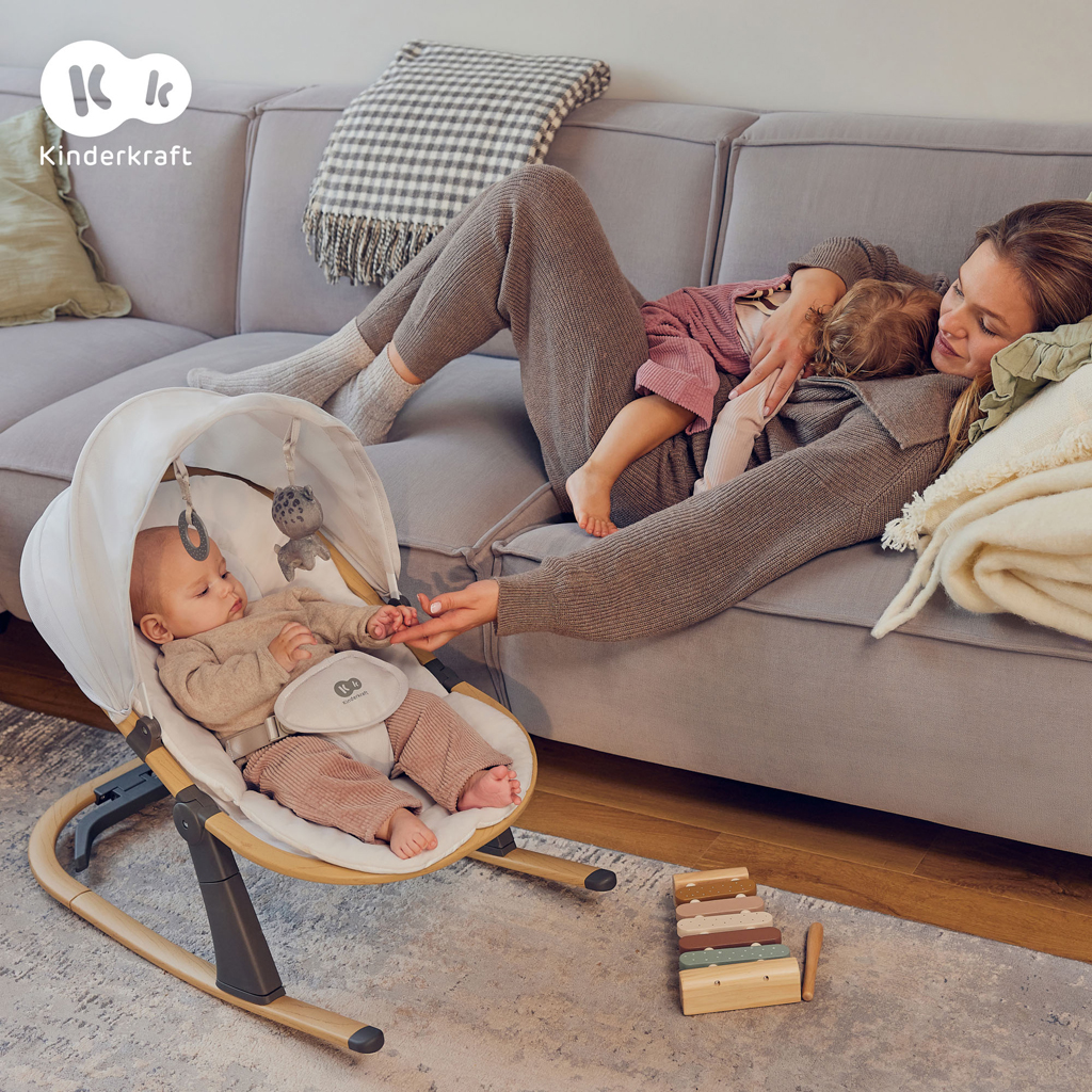 KINDERKRAFT Elsu Grey hintaszék, 9 kg-ig