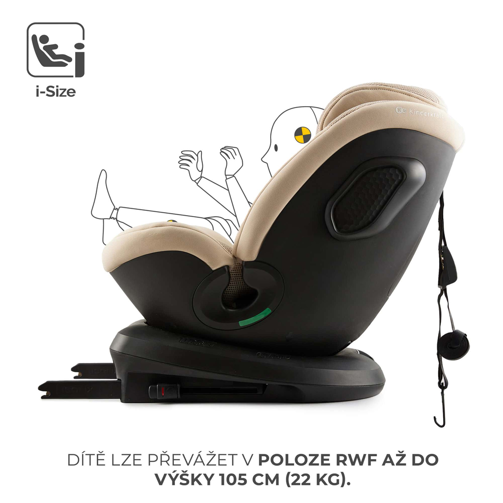 KINDERKRAFT Autósülés Xpedition 3 i-size 40-150 cm Beige