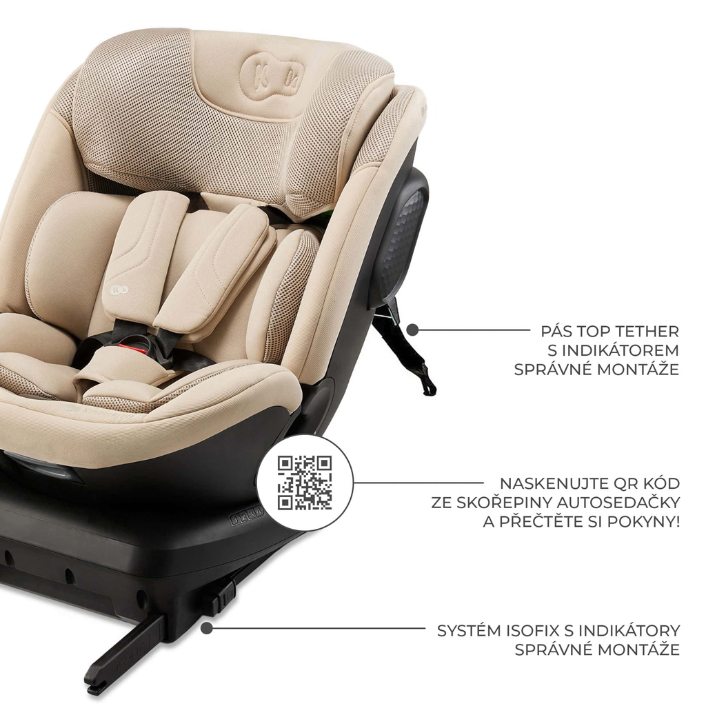 KINDERKRAFT Autósülés Xpedition 3 i-size 40-150 cm Beige